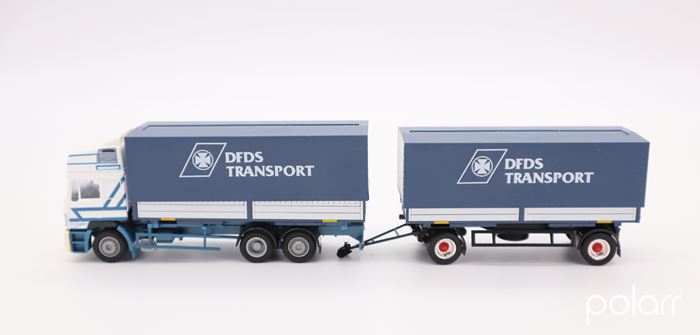 MAN lastbil med hænger 'DFDS Transport'